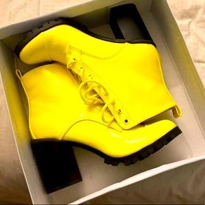 NEON YELLOW BOOTS